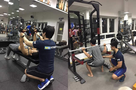 HLV chuyên nghiệp tại Hà Nội MD Fitness