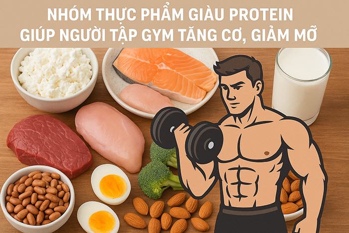 thực phẩm giàu protein cho người tập gym